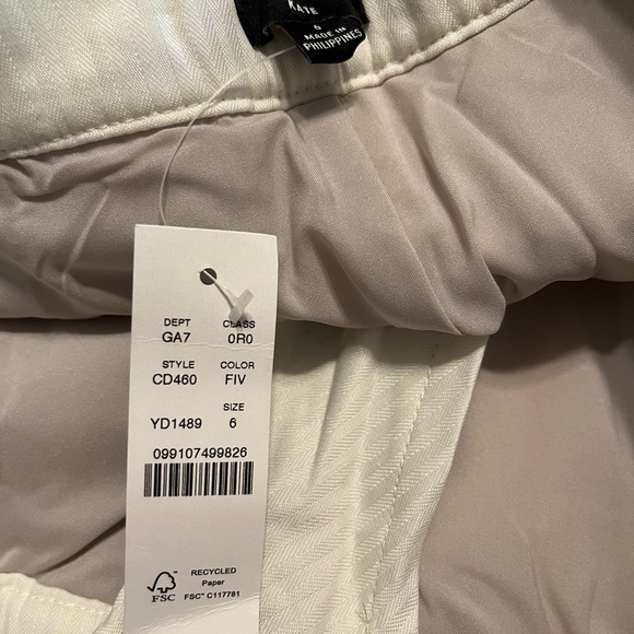 NWT JCrew Kate capri pant in stretch linen blend size 6 - Picture 4 of 7